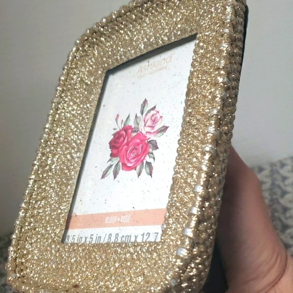 Ashland gold glittered picture frame